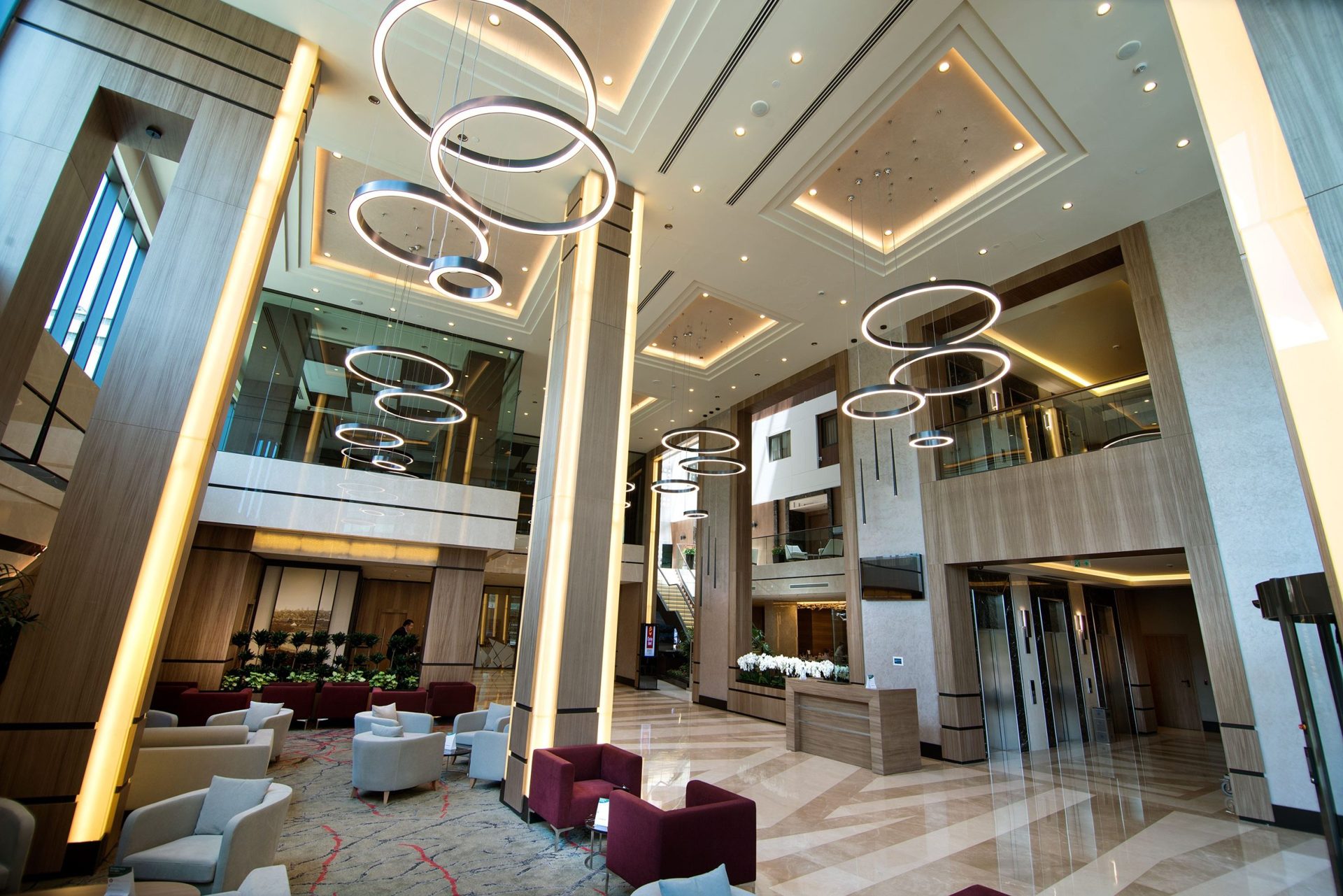 Sütlüce Clarion Hotel — Lobi — teslim edilen proje